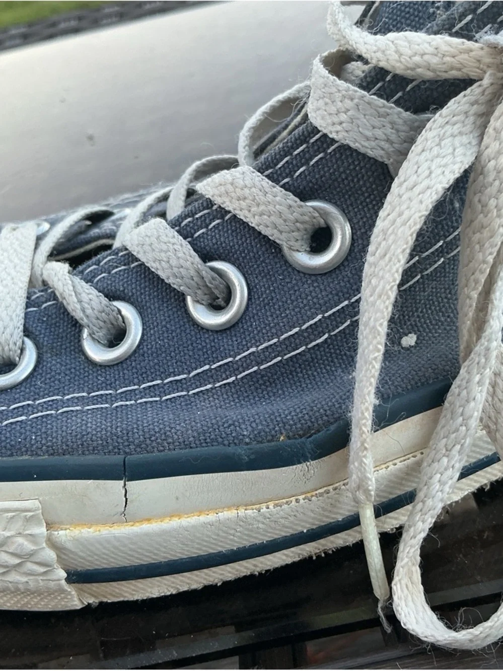 Converse Kids Low-Top Canvas Sneakers in Blue